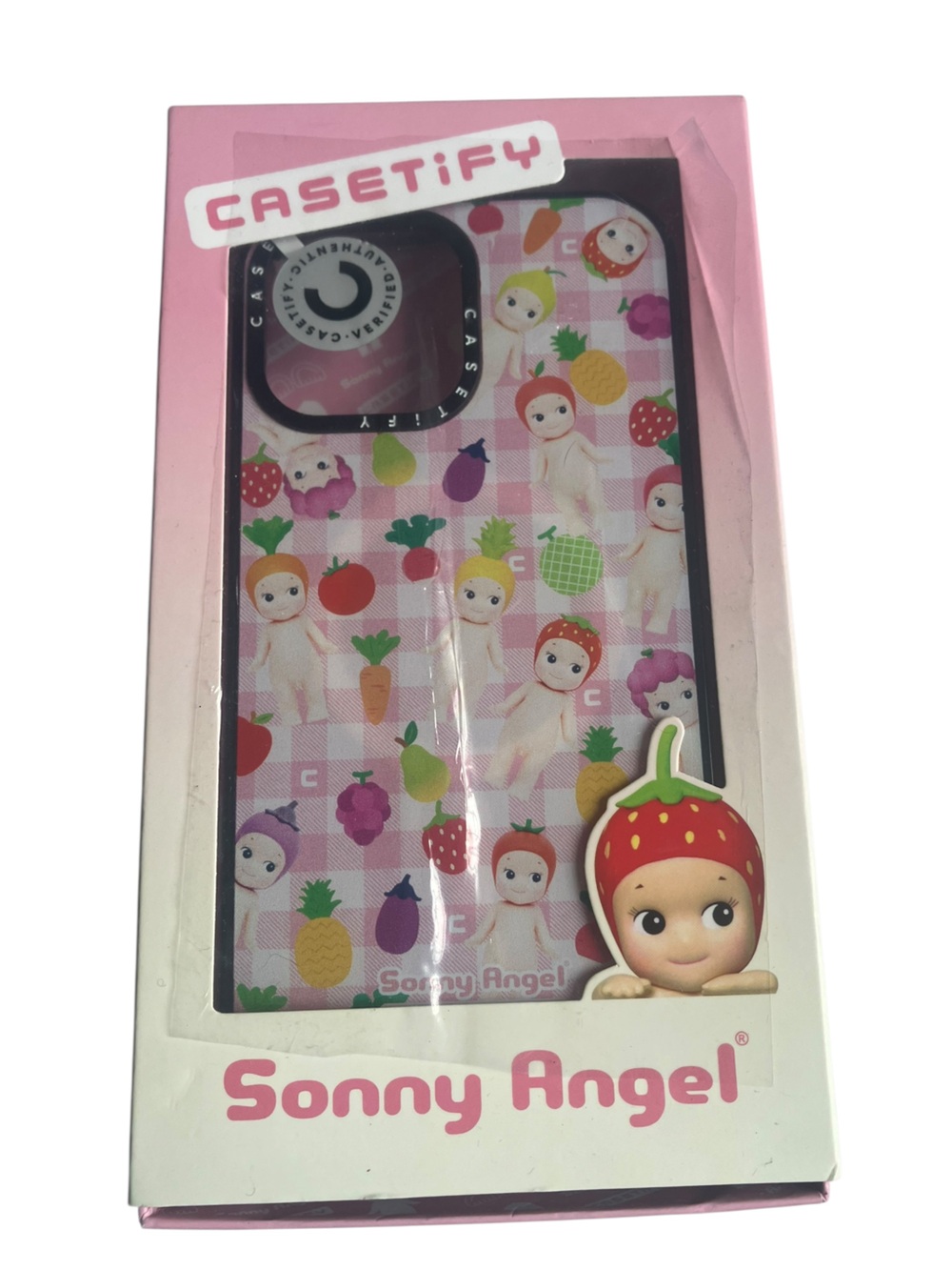 Casetify Sonny Angel Phone Case - Pink and Multicolor iPhone 13 Plus NIB